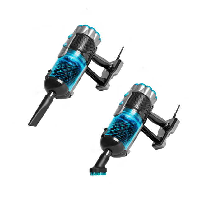 Conga PopStar 600 X-Treme Aspirador vertical con cable . Potencia máxima de hasta 600 W y poder de succión de hasta 18 kPa. Depósito de 500 ml.