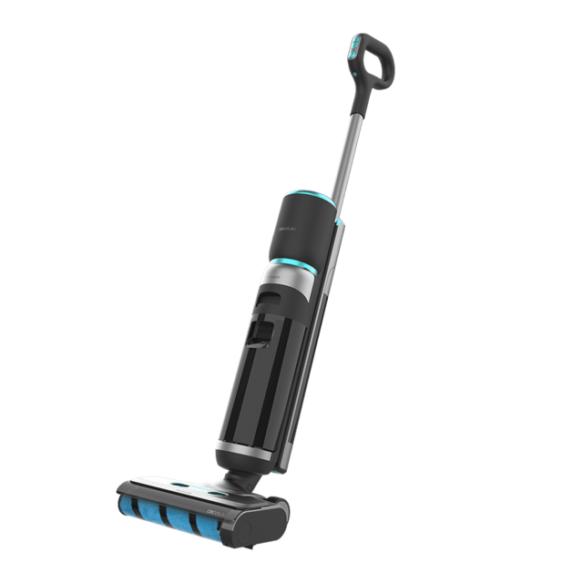 FreeGo Wash&Vacuum X-Treme Lavapavimenti elettrico da 200 W. Lava e aspira allo stesso tempo. 35 minuti di autonomia. Spazzola assorbente a rullo Wet Jalisco. Serbatoio d'acqua pulita da 700 ml e serbatoio d'acqua sporca da 700 ml. Tre modalità: Eco, Turbo e Asciugatura. Spray d’acqua automatico sul rullo. Base di autopulizia.