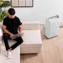 ForceClima 12600 Soundless Heating Aire acondicionado portátil de 12000 BTU con bomba de calor y mando a distancia.