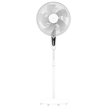 EnergySilence 515 MaxFlow White Ventilador  de pie con 16", con 45W, temporizador, 3 velocidades y oscilación.