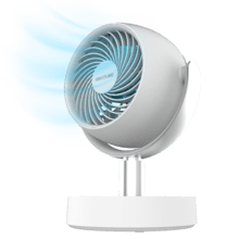 EnergySilence 800 Cyclone Desk Portable Cool Ventilateur de table à batterie de 4000 mAh avec moteur DC, oscillation et inclinaison réglable.