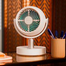 EnergySilence 800 Cyclone Desk Portable Cool Ventilateur de table à batterie de 4000 mAh avec moteur DC, oscillation et inclinaison réglable.
