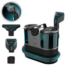 Conga 7000 Carpet&Spot Clean Steam XXL X-Treme Limpiatapicerías Conga 7000 Carpet&Spot Clean Steam XXL. 1700 W de potencia. Uso de vapor para desincrustar mejor la suciedad. Depósito de agua limpia de 1600 ml y de agua sucia de 950 ml. Radio de acción de 7 metros.