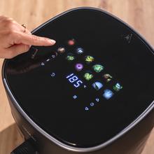 Cecofry&Grill Duoheat 6500 Freidora de aire con doble resistencia para dorado perfecto y sabor de parrilla en carnes, capacidad de 6,5 litros y potencia de 2200 W para platos saludables.