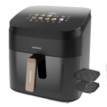 Cecofry&Grill Smokin' 8500 Friteuse à air avec double résistance et fumoir pour un grillage parfait de la viande, capacité de 8,5 litres et puissance de 2200 W pour des plats sains.