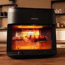 Cecofry&Grill Smokin' 8500 Friteuse à air avec double résistance et fumoir pour un grillage parfait de la viande, capacité de 8,5 litres et puissance de 2200 W pour des plats sains.