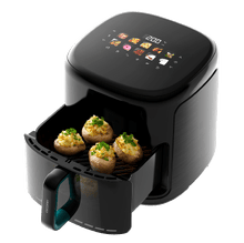 Cecofry&Grill Smokin'Prime 8500 Pro Freidora de aire con doble resistencia para dorado perfecto y sabor de parrilla en carnes, capacidad de 8.5 litros y potencia de 2300 W para platos saludables.