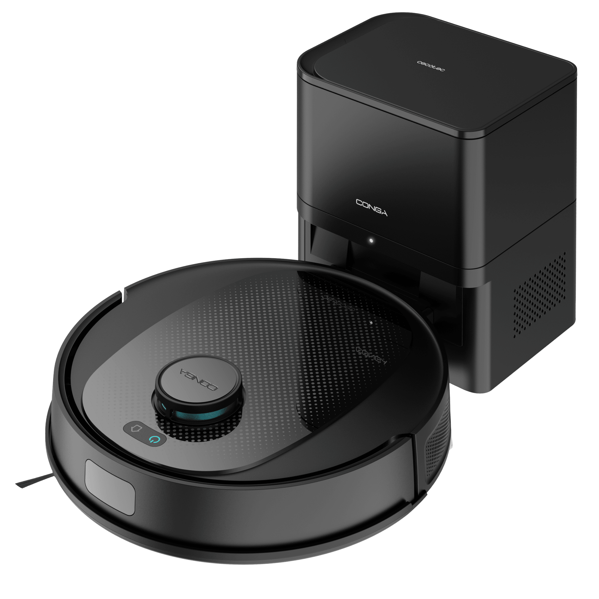 Robot aspirador Cecotec Conga 7690 Immortal Max Home M con base de autovaciado