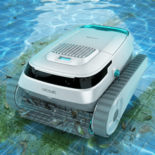 Conga Pooldroid 5000 TotalClean Pearl Ultra Robot limpiapiscinas para fondos, paredes y línea de flotación Apto para superficies de hasta 100 m2 y pendiente máxima de 90º. ScubaDriving Tech, limpieza ordenada. 120 minutos de autonomía. Filtro de alta eficiencia de 180 μm. Capacidad de 4 L.