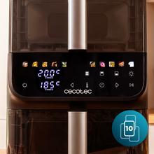 Cecofry DuoLevel 10000 DuoSize Window Freidora de aire de 10L con ventanas, con cubetas superpuestas de 3.5L y 6.5L, 2000 W de potencia, control táctil, y 10 programas preconfigurados para una cocción rápida y saludable.