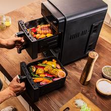 Cecofry DuoLevel 10000 Freidora de aire de 10L con cubetas superpuestas de 5L, 2400 W de potencia, control táctil, y 6 programas preconfigurados para una cocción rápida y saludable.