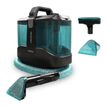 Conga 3000 Carpet&Spot Clean X-Treme Limpiatapicerías con 450 W y 15 kPa de potencia. Diseño compacto. Depósito de agua limpia de 1000 ml y de agua sucia de 550 ml. Spray pulverizador.