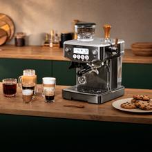 Máquina de café barista Power Espresso 20 Barista com moedor integrado, bico de vapor, sistema de pré-infusão e termobloco duplo.