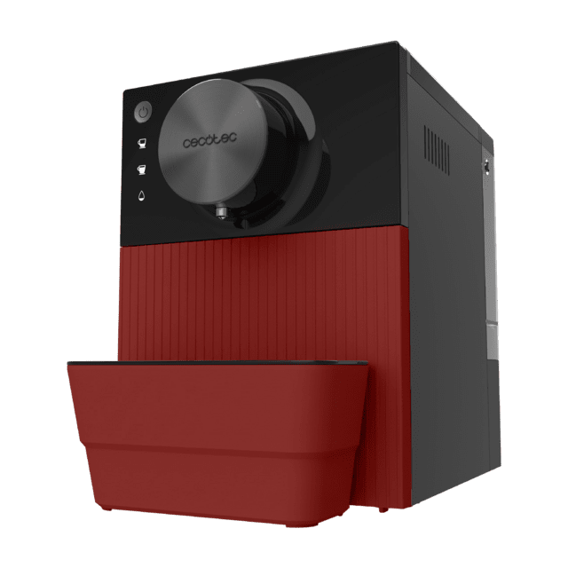 Cafetera CECOTEC Cremmaet Cube Red con bandeja de goteo frontal