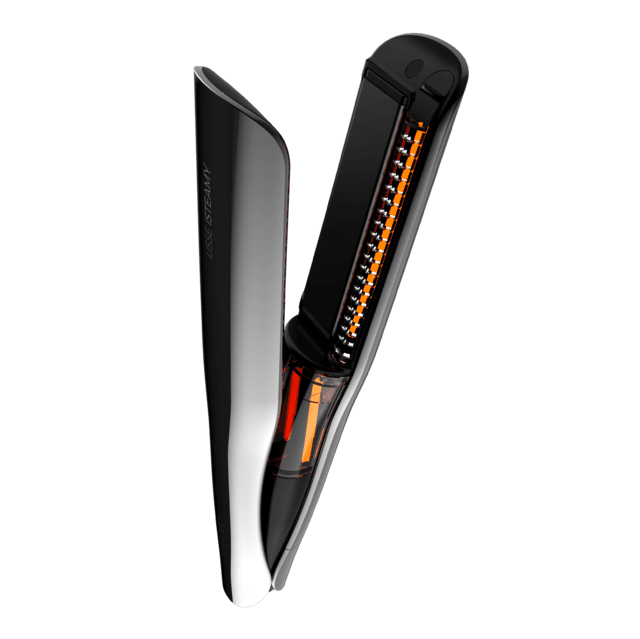 Lisse iSteamy Elite Prancha de Cabelo a Vapor e Infravermelhos, Alisamento Perfeito sem Danos, Hidratação Profunda e Acabamento Brilhante, Enrola e Alisa, Temperatura Regulável, Design Premium + Estojo de Luxo