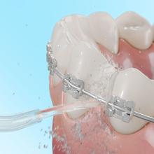 ToothCare 1100 Jet Clean Liberty Irrigador bucal portátil, para limpiar, sanear y cuidar en profundidad todo tipo de encías con sus seis posiciones de uso y 8 boquillas.