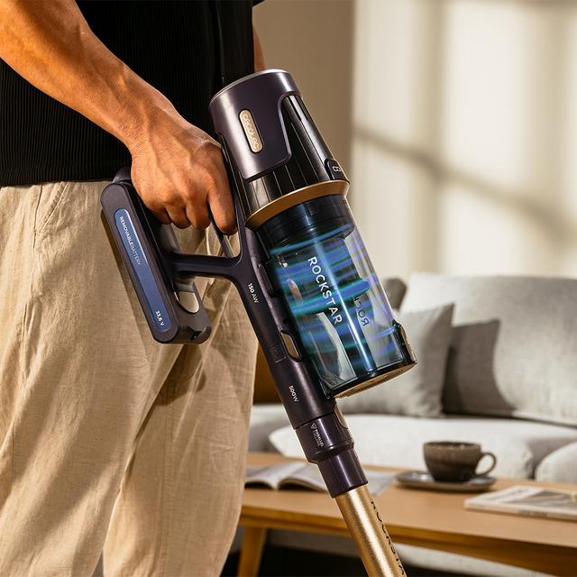 Conga Rockstar RS70 Pet Flex X-Treme Aspirador vertical BLDC con 500 W y 150 AW de potencia de succión. Modo Auto. Cepillo para animales y tubo flexible. Limpia hasta 140 m2 sin parones en modo Eco.