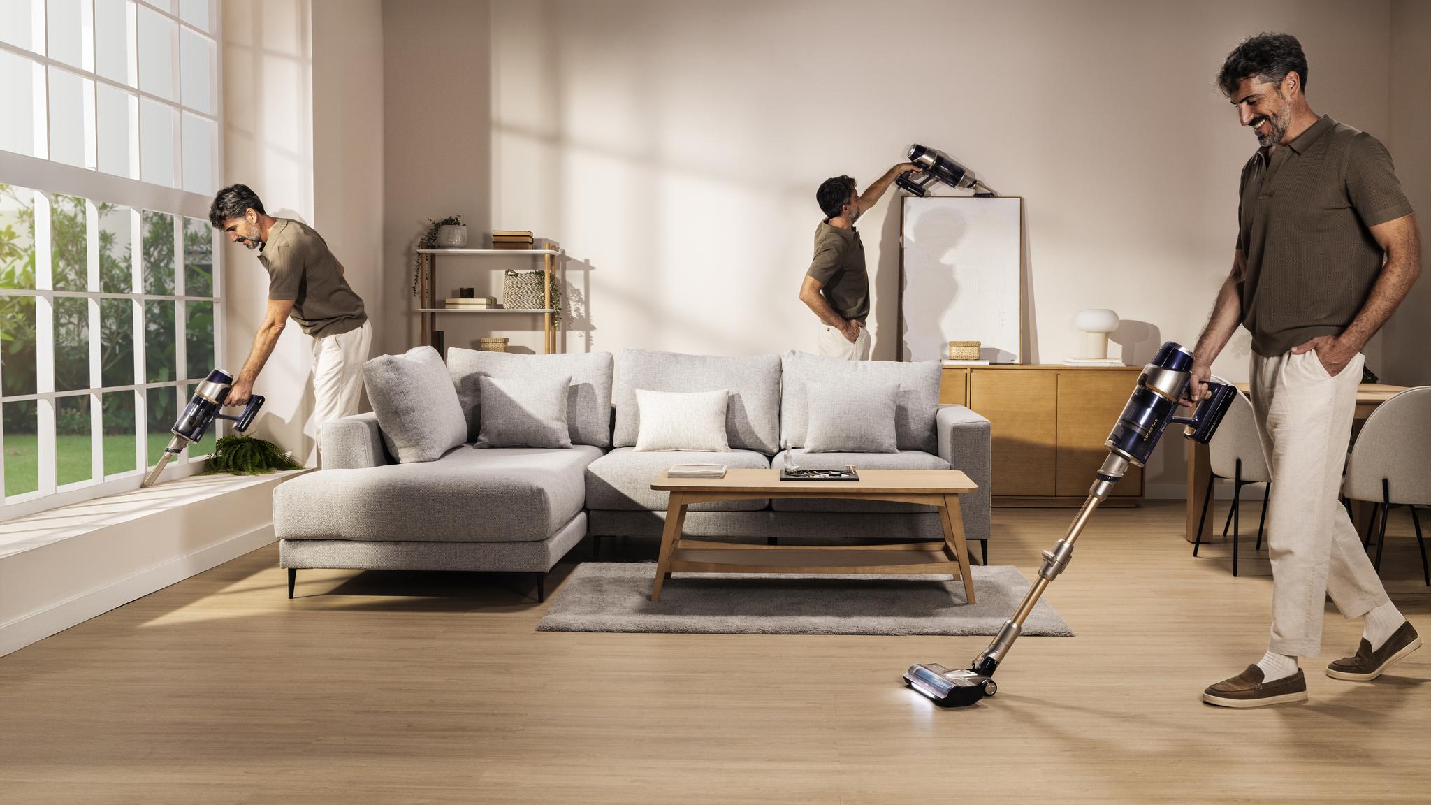 Hasta 180 m² sin parones