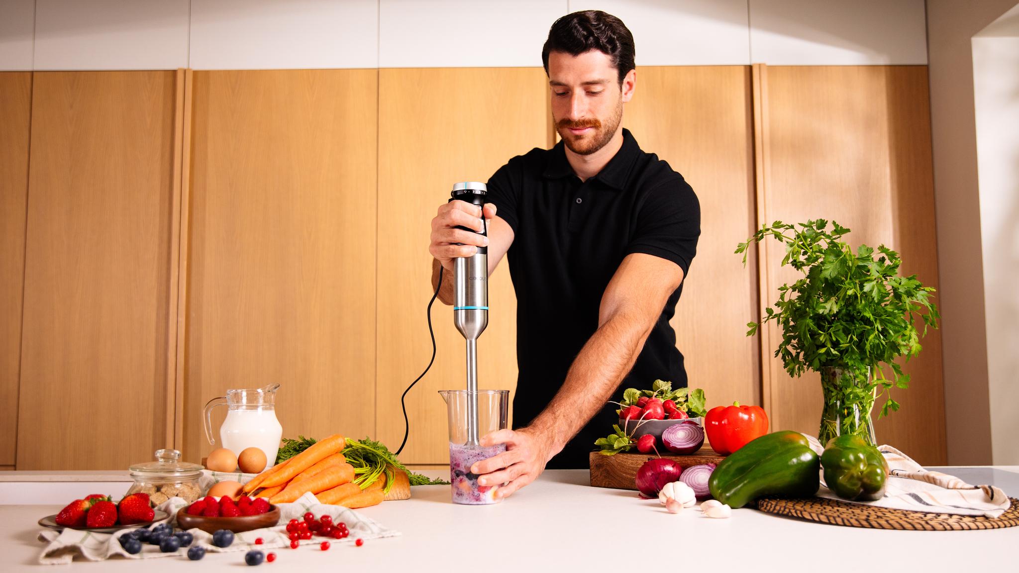 Máxima potencia. + Bate, pica y tritura.