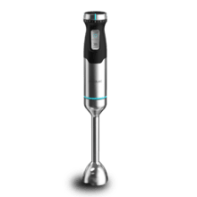 Power Pulsar 2300MAX Cream&Crush Milk frother Batidora de mano de 2300 W de máxima potencia, Tecnología Crossblades Con Cuchillas De 4 Hojas de Acero Inoxidable, Pie Xl Extralargo, Campana Antisalpicaduras Y Selector De Velocidad Con Función Turbo. Incluye Vaso De 700 Ml Con Tapa, Varillas Montaclaras Y Picadora Con Cuchilla Pica Hielo.