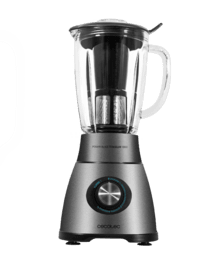 Power Black Titanium 2500MAX Spatula Batidora americana de vaso de 2500W de maxima potencia, con 6 hojas con recubrimiento de titanio negro y jarra termorresistente de 1,8 litros.