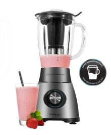 Power Black Titanium 2500MAX Spatula Batidora americana de vaso de 2500W de maxima potencia, con 6 hojas con recubrimiento de titanio negro y jarra termorresistente de 1,8 litros.