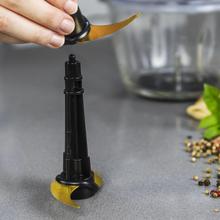 TitanGlass 1000 Spatula Tritatutto elettrico compatto con corpo in acciaio e lame con rivestimento in titanio