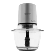 TitanGlass 1000 Spatula Tritatutto elettrico compatto con corpo in acciaio e lame con rivestimento in titanio