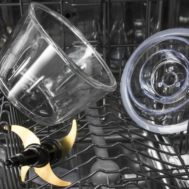 TitanGlass 1000 Spatula Tritatutto elettrico compatto con corpo in acciaio e lame con rivestimento in titanio