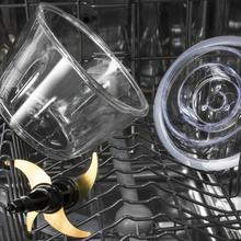 TitanGlass 1000 Spatula Tritatutto elettrico compatto con corpo in acciaio e lame con rivestimento in titanio