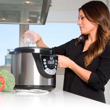 Olla GM D ESPATULA Olla programable 24 h, función freír, capacidad de 6 litros y 9 menús de cocina.