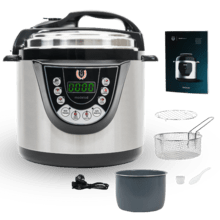 Olla GM D ESPATULA Olla programable 24 h, función freír, capacidad de 6 litros y 9 menús de cocina.