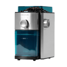 SteelMill 2000 Adjust max Moulin à café électrique et en acier inoxydable avec 150 W de puissance, 17 niveaux de mouture et capacité pour remplir 12 tasses de café.