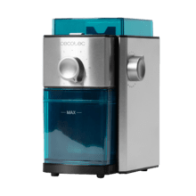 SteelMill 2000 Adjust max Moulin à café électrique et en acier inoxydable avec 150 W de puissance, 17 niveaux de mouture et capacité pour remplir 12 tasses de café.