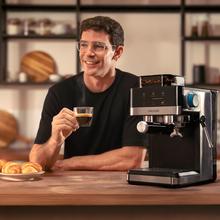 Power Espresso 20 Grind descaling tablets Cafetera Espresso con 1350W, 20 Bares, Depósito de 1.7L, Molienda Ajustable