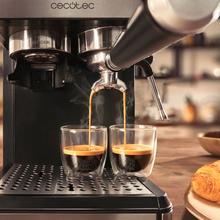 Power Espresso 20 Grind descaling tablets Cafetera Espresso con 1350W, 20 Bares, Depósito de 1.7L, Molienda Ajustable