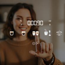 Cremmaet Latte Art Kompakter Kaffeevollautomat mit 19 bar, Milchbehälter und Thermoblock-System.