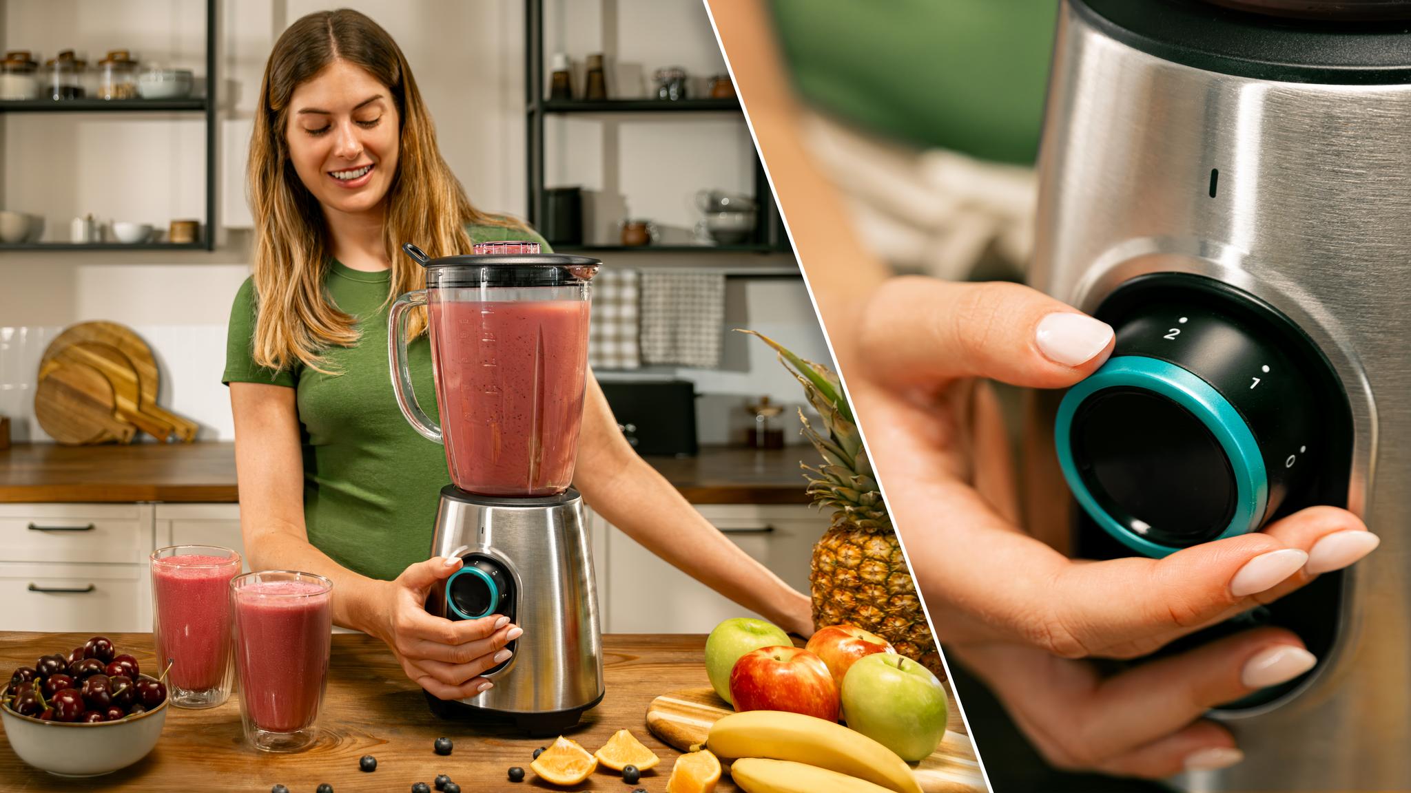 2 velocidades, Función Pulse y Pica Hielo.