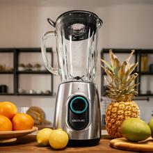 Power Black Titanium 2300MAX Inox Pro Batidora de vaso con acabados en acero inoxidable de 2300 W de máxima potencia, con cuchilla con recubrimiento de titanio negro y 1,8 L de capacidad. Incluye filtro para licuados sin pulpa.