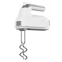 Powertwist 500 Pro Batidora de varillas con 500 W, 5 niveles de velocidad más función Turbo y tres accesorios de acero inoxidable.