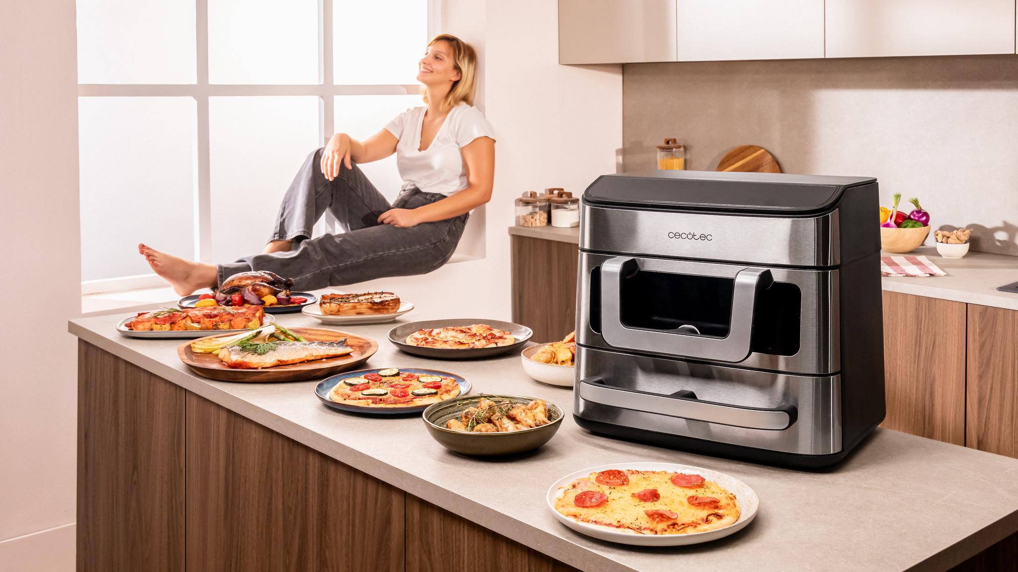 Hornea a la piedra y fríe con aire en una sola CecoFry