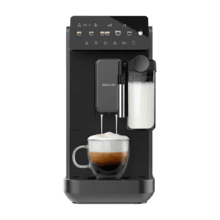 Cremmaet Lungo Latte Art Cafetera superautomática con depósito de leche y unidad de procesado de 20g.