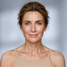 FaceCare LÜM Ice Champagne Mascara LED facial con 9 colores y funcionalidades, infrarrojos, 448 puntos de luz y silicona médica, IceTech, 210 mins de autonomía.