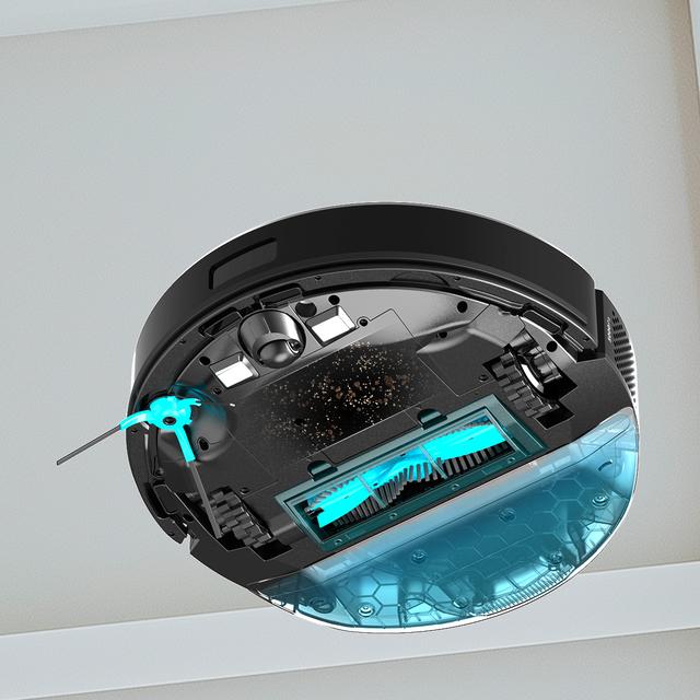Conga M50 Tech Robot aspirador con Navegación láser APP y WiFi. 5000 Pa de presión de succión, 160 m2 de autonomía. Cepillo multifunción para todas las superficies.