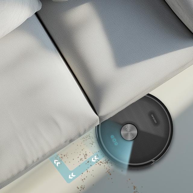 Conga M50 Tech Robot aspirador con Navegación láser APP y WiFi. 5000 Pa de presión de succión, 160 m2 de autonomía. Cepillo multifunción para todas las superficies.