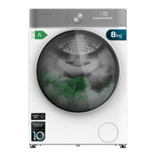 Bolero Wash&Dry 8590 Inverter Max Lavadora secadora de 8 kg  - 5 kg de capacidad y 1400 rpm, 16 programas, Motor Inverter Plus, clase A, SteamMax, OnSmart, Fuzzy Logic, SpaCare y detector de carga.