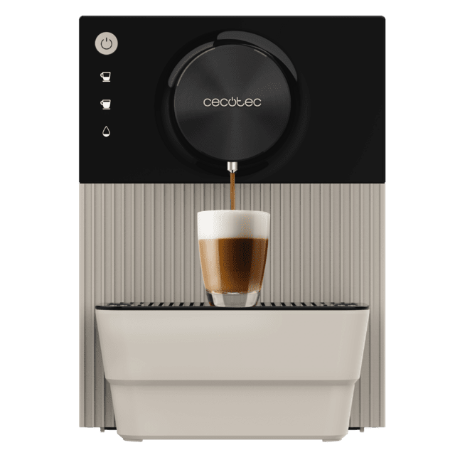 Cremmaet Cube Beige Cafetera superautomática con diseño compacto con un rendimiento profesional, ideal para disfrutar de café de alta calidad. Con un solo toque, prepara café como un barista profesional.