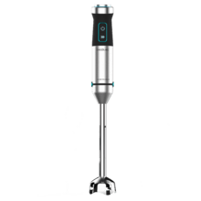 Power Titanblack 1500 XL Cream & Crush Batidora de mano de 1500 W, tecnología CrossBlades con cuchillas de 4 hojas con recubrimiento de titanio negro, pie XL extralargo, campana antisalpicaduras y selector de velocidad con función Turbo. Incluye vaso de 800 ml con tapa, varillas montaclaras y picadora con cuchilla pica hielo.