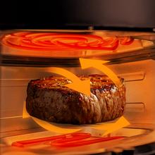Cecofry&Grill 6500 Friteuse à air avec double élément chauffant pour un brunissement parfait et une saveur grillée sur les viandes, capacité de 6,5 litres et puissance de 2200 W pour des plats sains.