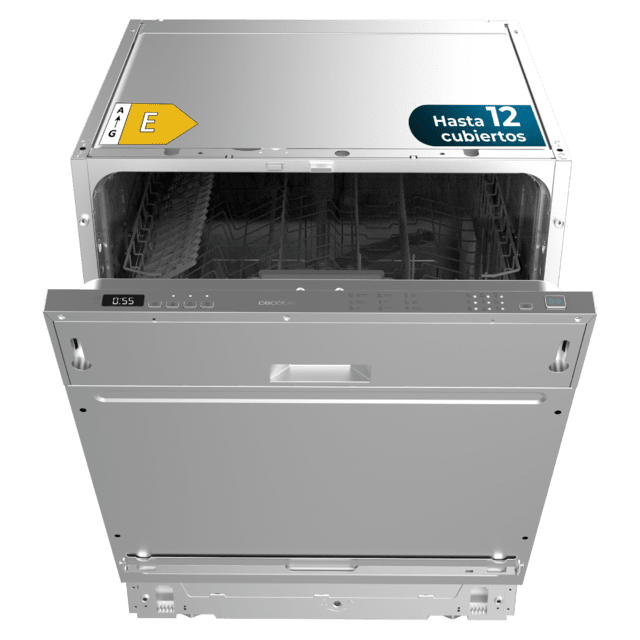 Bolero Aguazero 6102 Full-BI E Lavavajillas Bolero integrable de 60cm, 12 cubiertos y 7 programas con comienzo diferido.
